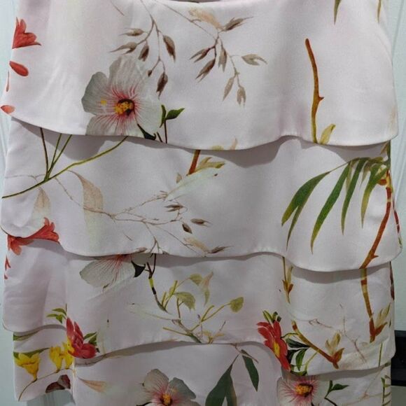 Ted baker | Irisola Floral Jeweled Neck Dress - Picture 6 of 8